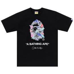 A BATHING APE: Чёрная футболка 