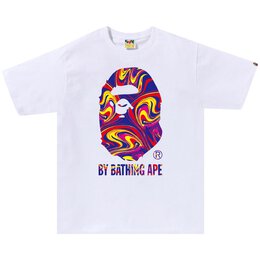 A BATHING APE: Белая футболка 