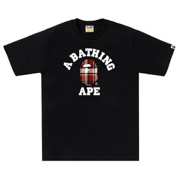 A BATHING APE: Чёрная футболка 