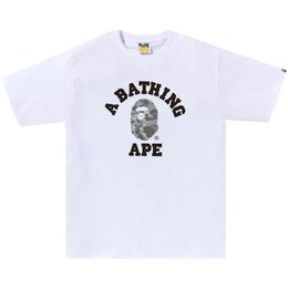 A BATHING APE: Белая футболка 