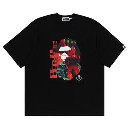 A BATHING APE: Чёрная футболка 