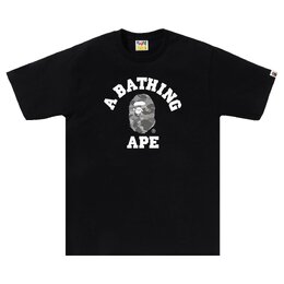 A BATHING APE: Чёрная футболка 