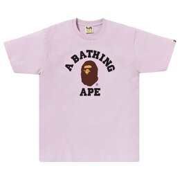 A BATHING APE: Фиолетовая футболка 