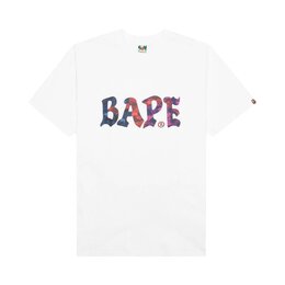 A BATHING APE: Белая футболка 