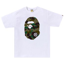 A BATHING APE: Белая футболка 