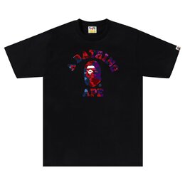 A BATHING APE: Чёрная футболка 