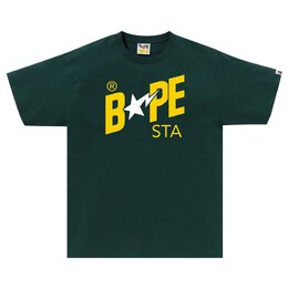 A BATHING APE: Зелёная футболка 