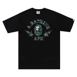 A BATHING APE: Чёрная футболка 