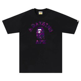 A BATHING APE: Чёрная футболка 