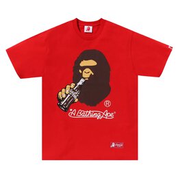 A BATHING APE: Красная футболка 