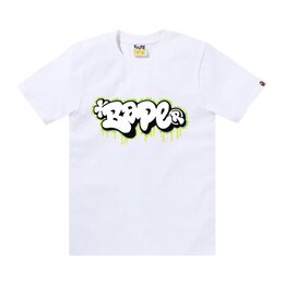 A BATHING APE: Белая футболка 