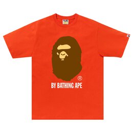 A BATHING APE: Оранжевая футболка 