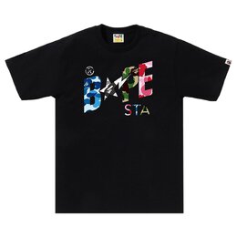 A BATHING APE: Чёрная футболка 