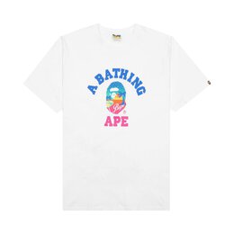 A BATHING APE: Белая футболка 