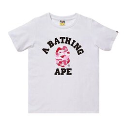 A BATHING APE: Белая футболка 