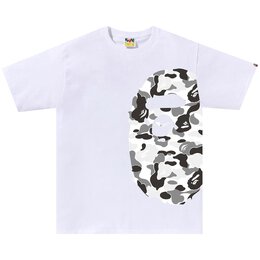 A BATHING APE: Белая футболка 