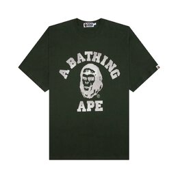 A BATHING APE: Зелёная футболка 