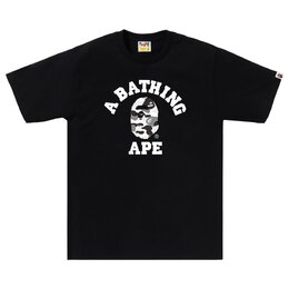 A BATHING APE: Чёрная футболка 