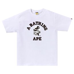 A BATHING APE: Белая футболка 