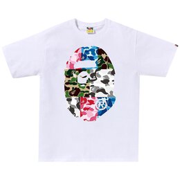 A BATHING APE: Белая футболка 