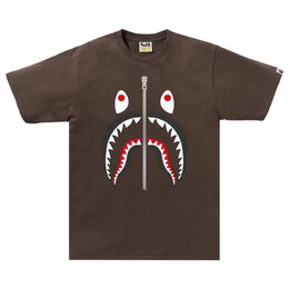 A BATHING APE: Коричневая футболка 