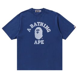 A BATHING APE: Синяя футболка 