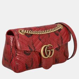 Gucci: Красная сумка Marmont