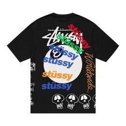 Stussy: Чёрная футболка 