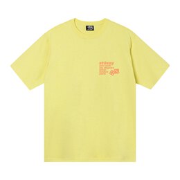 Stussy: Жёлтая футболка 