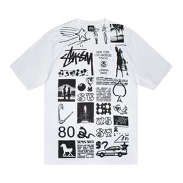 Stussy: Белая футболка 