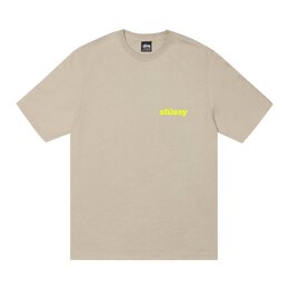 Stussy: Футболка цвета хаки 