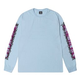 Stussy: Голубая футболка 