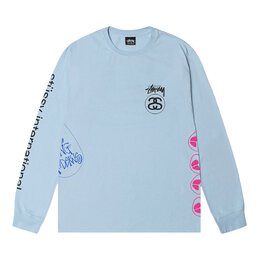 Stussy: Голубая футболка 