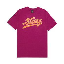 Stussy: Фиолетовая футболка 