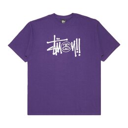 Stussy: Фиолетовая футболка 