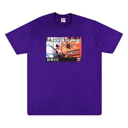 Supreme: Фиолетовая футболка  HNIC