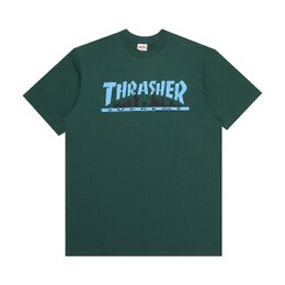 Supreme: Тёмная футболка  Thrasher