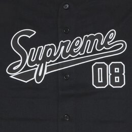 Supreme: Чёрная майка  Mitchell Ness