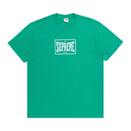 Supreme: Зелёная футболка  Warm Up