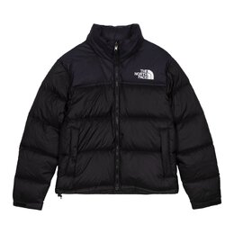 The North Face: Чёрная куртка  Nuptse