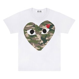 Comme des Garçons: Белая футболка 