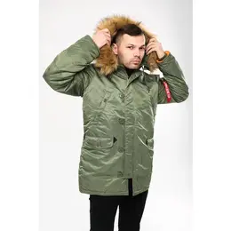 ALPHA INDUSTRIES: Зелёная куртка 