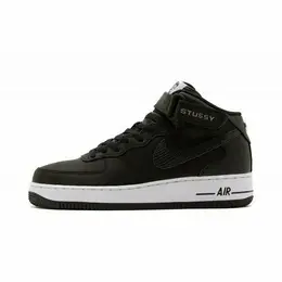 NIKE: Чёрные кроссовки Air Force 1