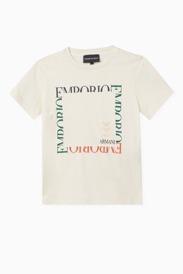 Emporio Armani: Футболка с принтом