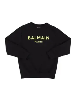 BALMAIN: Хлопковый свитшот 