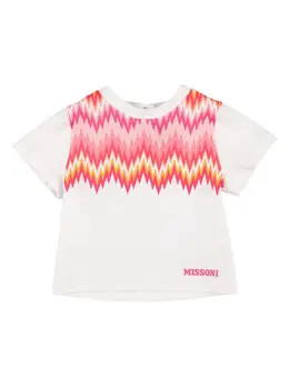 MISSONI: Хлопковая футболка 