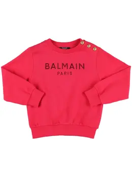 BALMAIN: Хлопковый свитшот 