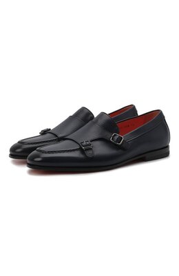 Santoni: Тёмные туфли 