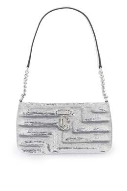 Jimmy choo: Серебристая сумка 