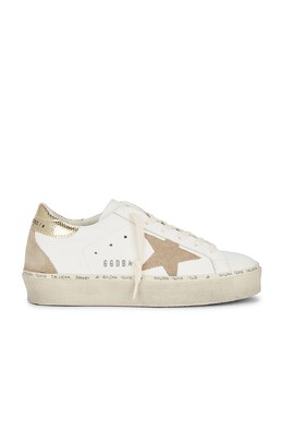 Golden Goose: Белые кроссовки  Hi Star